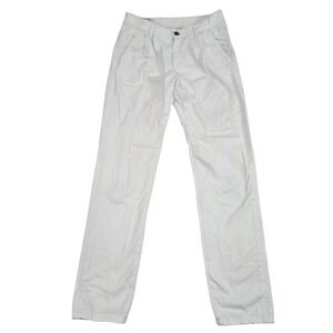 Maison Kitsune MADE IN ITALY XS 29 Waist Pleated Chino‎ Pants Pastel Mint 26x29